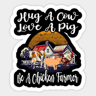 Chicken Funny Sticker